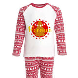 Personalised Christmas Pyjama Set Xmas Tree Baby Child and Adult Sizes