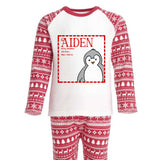 Personalised Xmas Pyjamas Snowman Penguin Santa or Reindeer