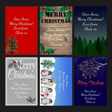 Personalised Christmas Gift notes in Multiple Colours Gift Message Always Personal 
