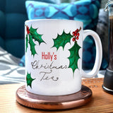 Personalised Christmas Tea  Mug
