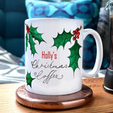 Personalised Christmas Coffee Mug