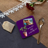 Personalised Photo Message House Plant Square Coaster Coaster Always Personal 