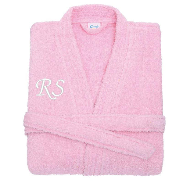 Personalised Embroidered Coloured Towelling Robe UK Always Personal