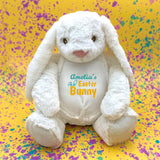Personalised Easter Bunny Cuddly Toy Rabbit Embroidered Name Teddy Bear Always Personal 