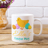 Personalised Easter Mug Easter Egg and Chick Design Mug Always Personal 