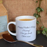 Personalised First Mother's Day Espresso Cup Any Message Mug Always Personal 