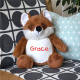 Personalised Embroidered Name Fox Teddy Bear Teddy Bear Always Personal 
