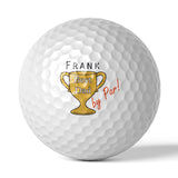 Personalised Best Dad Golf Ball Golf Pun