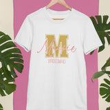 Personalised Hen Do T-Shirt Monogram Letter Name and Role