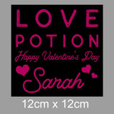 Personalised Love Potion Valentine's Day Wine Bottle Label Wine Bottle Label Always Personal 