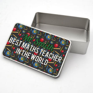 Personalised Maths Teacher Gift Tin Tin Always Personal 