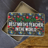Personalised Maths Teacher Gift Tin Tin Always Personal 
