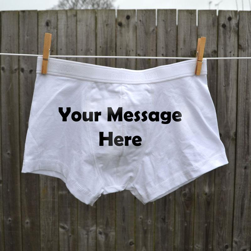 Mens boxer shorts with funny sayings cheap