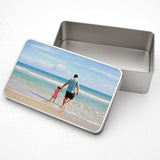 Personalised photo tin with custom image