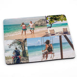 Photo collage mouse mat with holiday imagery