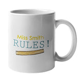 Personalised "My Teacher Rules" Mug Mug Always Personal 