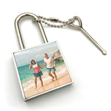 Personalised Photo Padlock Square Padlock Always Personal 