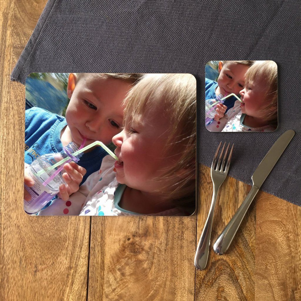 Personalised Rectangle Photo Placemat UK Next Day Delivery Always
