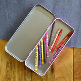 Personalised Pink Unicorn Design Metal Pencil Case Pencil Case Always Personal 