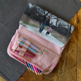 Personalised Pink Photo Pencil Case with Pockets Pencil Case Always Personal 