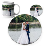 Personalised Photo Mug, Coaster & Placemat Set Placemat Always Personal 