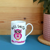 Personalised Porcelain Owl Mug Mug Always Personal 