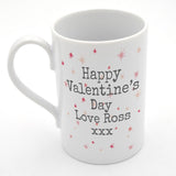 Personalised Porcelain Heart Mug Mug Always Personal 