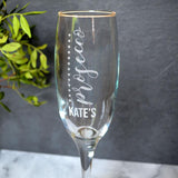Personalised Prosecco Glass Engraved Name Glass Always Personal 