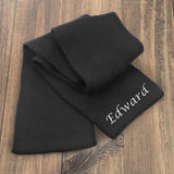 Personalised Embroidered Knitted Scarf Scarf Always Personal 