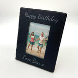 Personalised Engraved Slate Photo Frame Rectangle Photo Frame Always Personal 