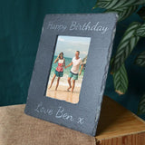 Personalised Engraved Slate Photo Frame Rectangle Photo Frame Always Personal 