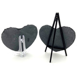 Presentation stand for a heart slate photo gift