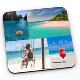 Personalised Photo Collage Square Coaster Coaster Always Personal 