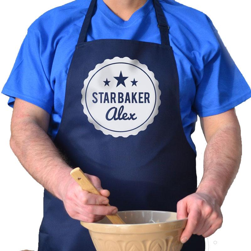 Star Baker apron personalised
