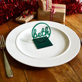 Personalised Christmas Dinner Table Decoration Name Cut Out Christmas Decoration Always Personal 