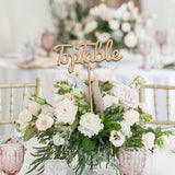Elegant Script Personalised Wedding Table Names - Available in Wood or Acrylic - Custom Reception Decor