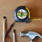 Personalised tape measure with printed photo