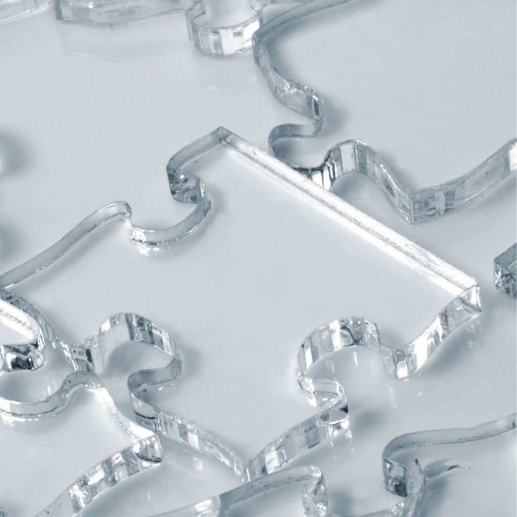 Impossible Clear Jigsaw Puzzle, Transparent Puzzle
