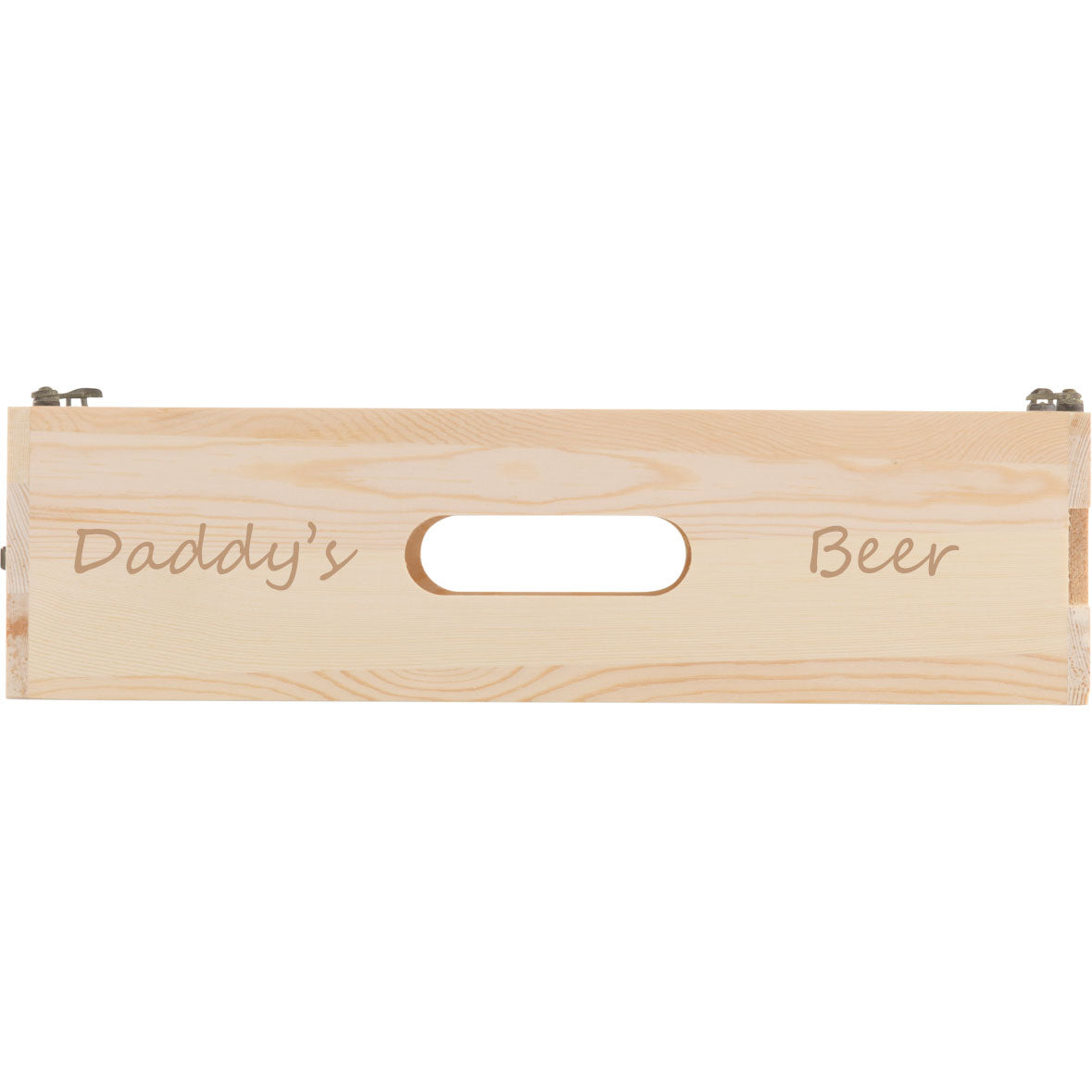 Personalised Morphing Multi Use Beer Carrier Pine Wood FSC Approved