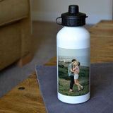 Personalised photo water bottle with unique image