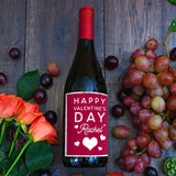 Personalised Valentine's Day Wine Bottle Label Wine Bottle Label Always Personal 