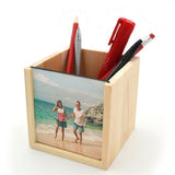Personalised pencil pot with custom photo upload