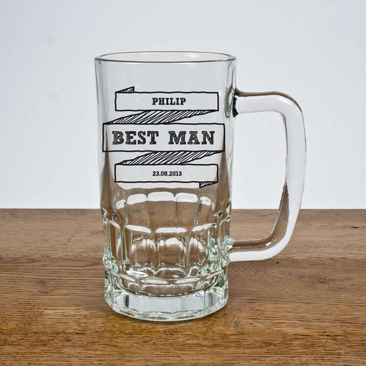 Comic Best Man Tankard Glassware Treat 