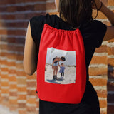 Personalised gym bag with custom photo