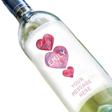 Personalised Hearts Wine Bottle Label Wine Bottle Label Always Personal 