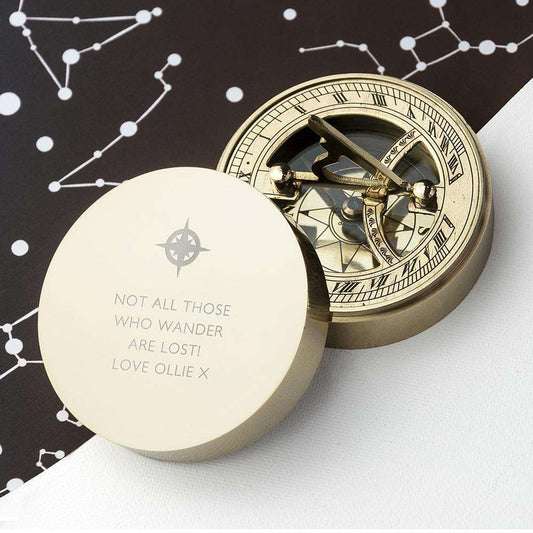 Iconic Adventurer's Sundial Compass Accessories Treat 