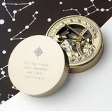 Iconic Adventurer's Sundial Compass Accessories Treat 