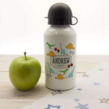 Jurassic Fun Silhouette Personalised Water Bottle Water Bottle Treat 