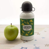 Jurassic Fun Silhouette Personalised Water Bottle Water Bottle Treat 