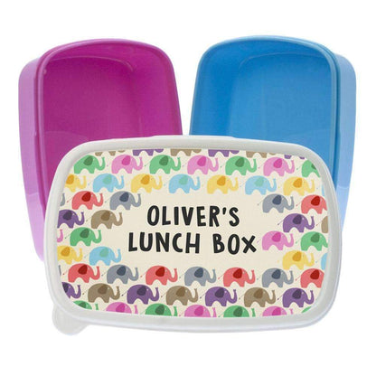 Patchwork Elephants Lunch Box Lunch Box Treat 